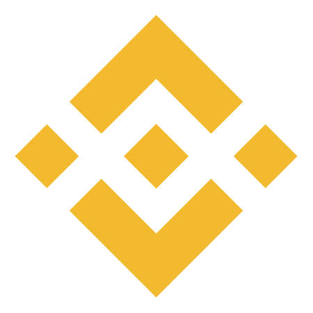 Binance Coin BNB token symbol cryptocurrency logo, coin icon isolated on white background. Vector illustration.のイラスト素材