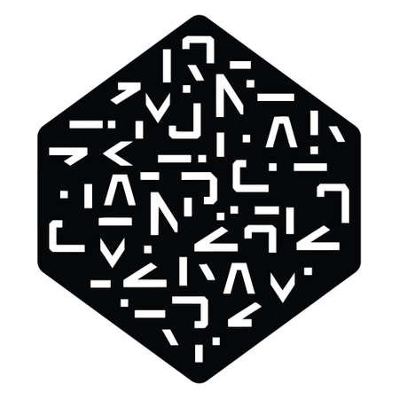 Numerai NMR token symbol cryptocurrency logo, coin icon isolated on white background. Vector...