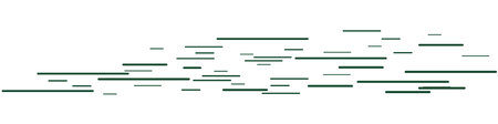 Green horizontal lines of different thicknesses isolated on white background. Looks like a swamp....