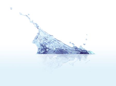 Splashing water abstract background の写真素材