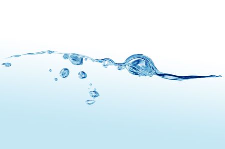 Splashing water abstract background の写真素材