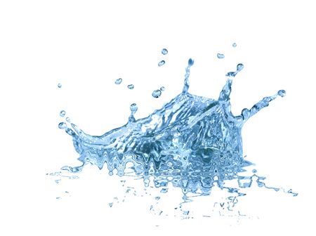 Splashing waterの写真素材
