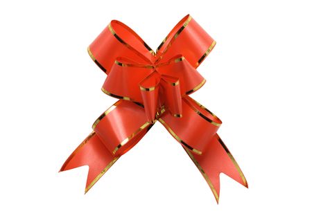 Nice red gift bowの写真素材