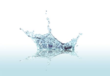 Splashing water abstract backgroundの写真素材
