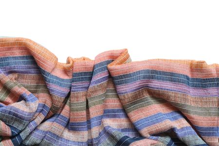 Nice striped multicolored cotton fabric  