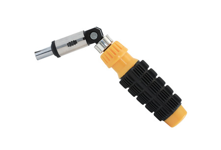 New screwdriver on white background. Isolated with clipping path