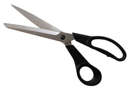 Scissors isolated on whiteの写真素材