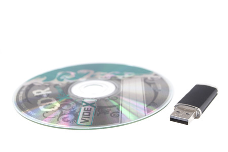 the USB flash drive.の写真素材