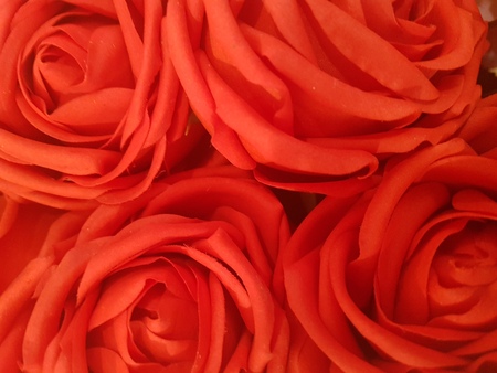 Beautiful background of a bouquet of mixed white, pink and different colors, close-upの写真素材