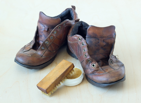 Old shoes.の写真素材