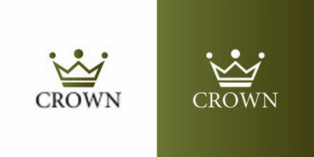 Ornamental Crown Line  Template Illustration Design.のイラスト素材