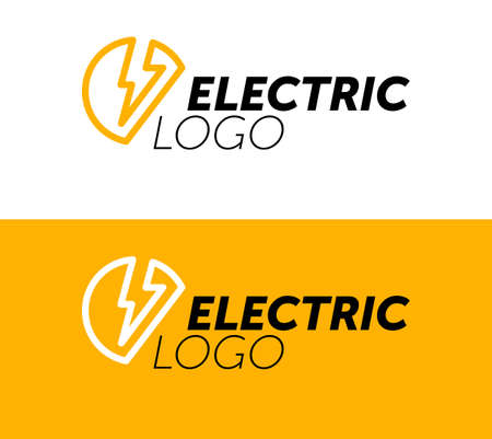Lighting yellow bolt Flash Logo design vector element. Fast Quick Power Rapid icon design concept symbol. Thunderbolt Logo icon. Thunderbolt logo. Power logo. Thunderbolt imageのイラスト素材
