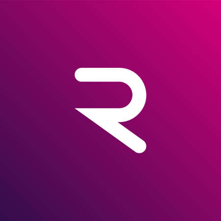 Letter R   icon design template elementsのイラスト素材
