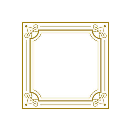 vintage frame pattern retro background. Calligraphic design elements. vintage frame with place for your textのイラスト素材