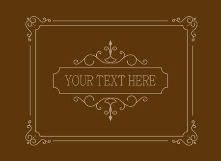 vintage certificate. certificate or coupon template with detailed border.のイラスト素材