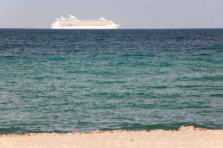 florida white boatの写真素材