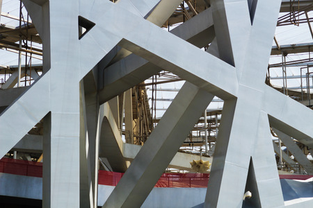 Photo of beautiful metal construction.の写真素材