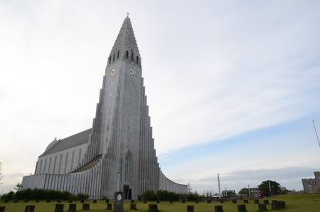 Hallgrimskirkja Churchの写真素材