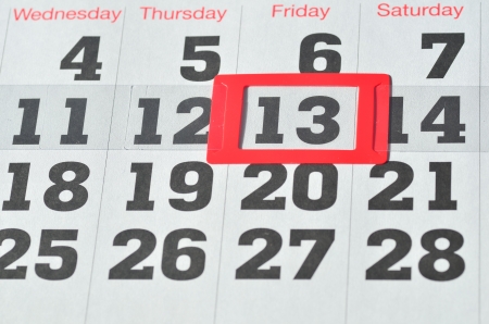 calendar and mark the desired date の写真素材