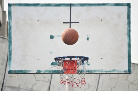 basketball shotの写真素材