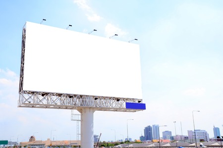 Blank billboard ready for advertisementの写真素材