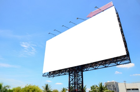 Blank billboard ready for advertisementの写真素材