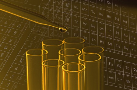 laboratory test tubesの写真素材