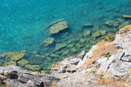 Wide angle view on seascape