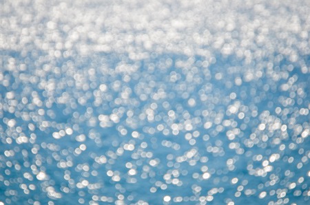 bokeh of light reflect on the seaの写真素材