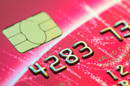 part of credit card for business backgroundの写真素材