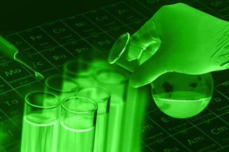 Laboratory Test Tubesの写真素材