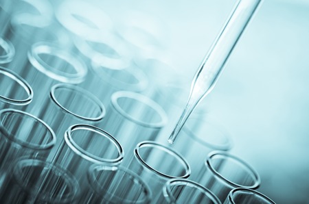 laboratory test tubesの写真素材