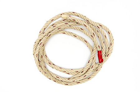 white rope on white background