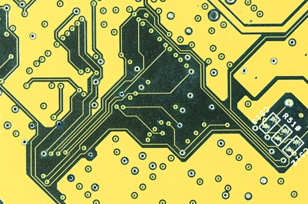 modern circuit boardの写真素材