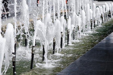 small water fountainの写真素材