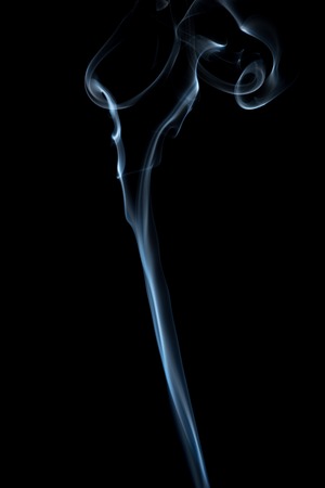 Abstract smoke on black backgroundの写真素材