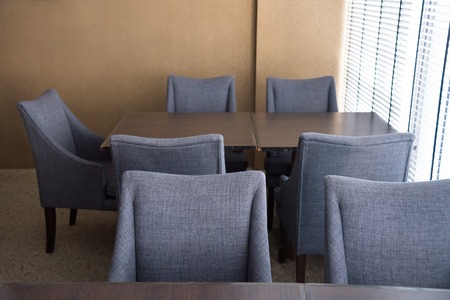 rows of chairsの写真素材