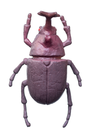 artificial bugs isolated on white backgroundの写真素材