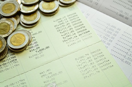 colorful book bankの写真素材