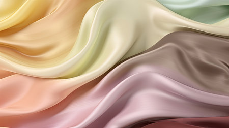 silk satin fabric textture for background. Generative AIの素材