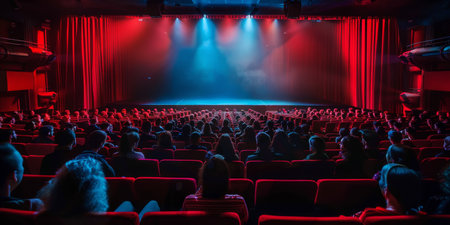 Transport yourself to the stage with our vibrant imagery of actorsの素材