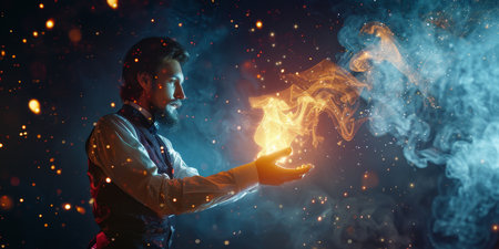 Experience the wonder of magicians through our stunning visualsの素材