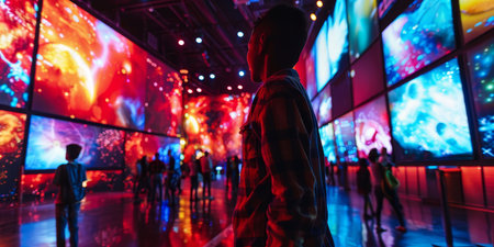 Experience the thrill of entertainment with our vibrant visualsの素材