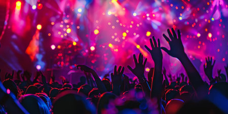 Feel the energy of live concerts with our vibrant imageryの素材