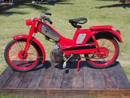 Red Motorcycleの写真素材