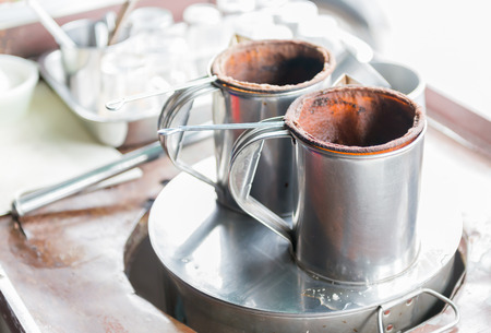 Chinese tea and coffee equipment ,tool chinese style use by stainless for do Asia Beverages styleの写真素材