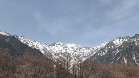 Kamikochi, It is a remote mountainous highland valley within the Hida Mountains range, in the western region of Nagano, Japan.の写真素材
