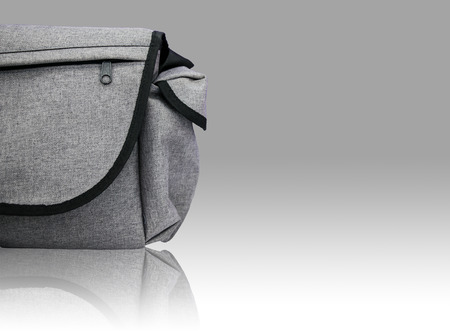 Gray bag for your everyday general.の写真素材