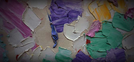 Art oil painting , abstract , design , background from thailand