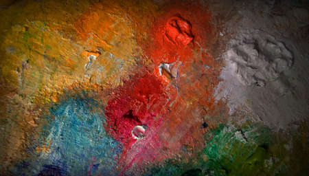 Abstract  Art oil painting  background from thailand